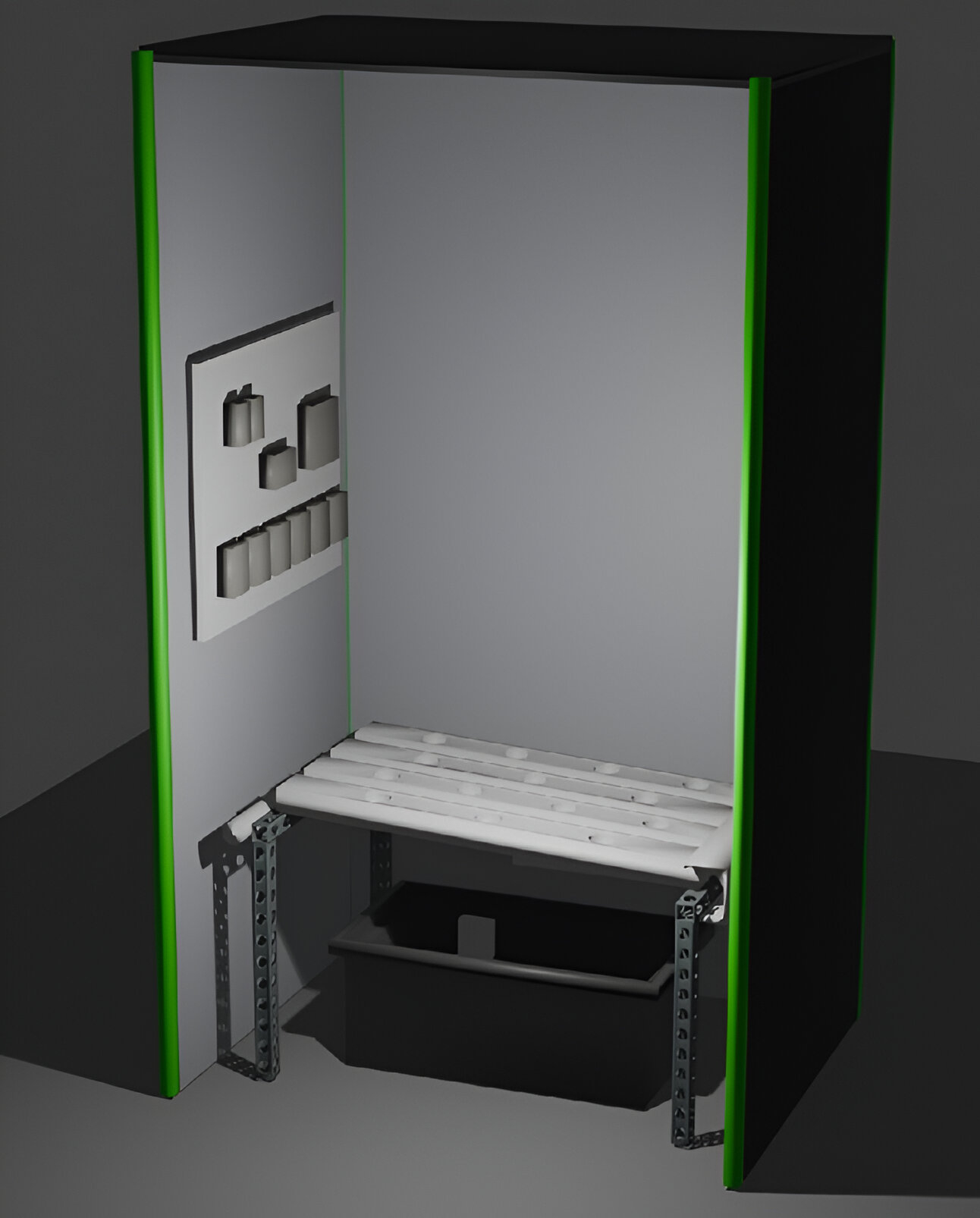 Esquema 3D del sistema HydroBox